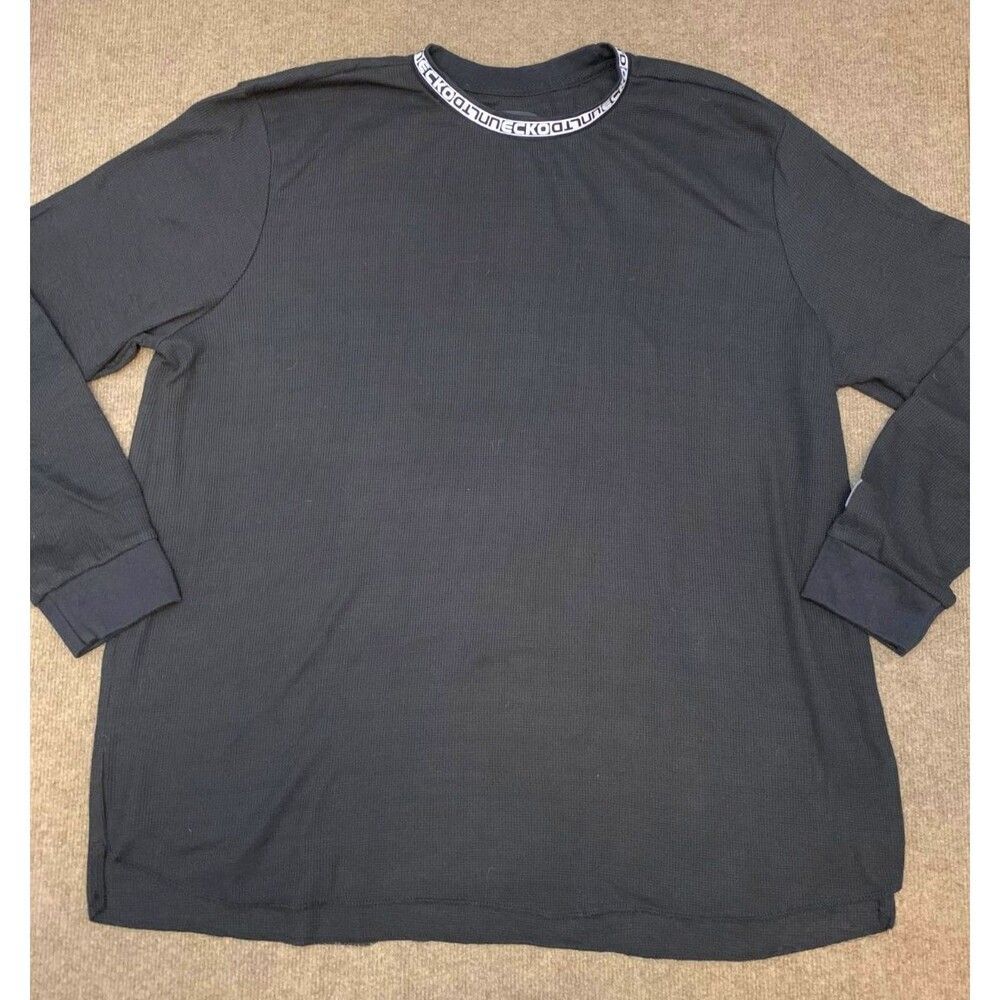 Ecko Unltd Shirt Mens 5XL Long Sleeve Thermal Waffle Knit Pullover Y2K Vintage
